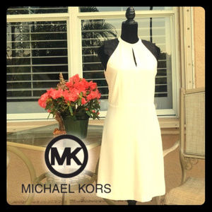 Michael Kors Lace Panel Sheath Dress Size 6